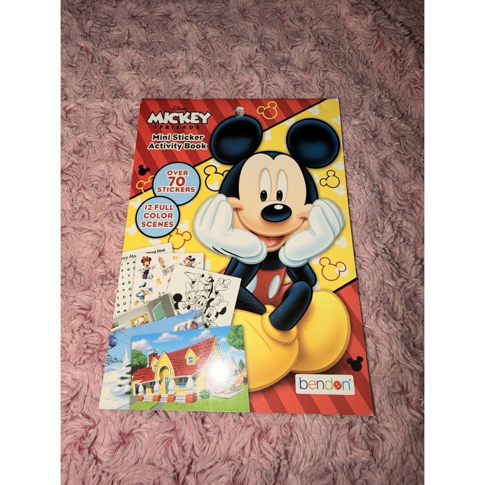 Mickey Mouse & Friends Mini coloring & Activity book Minnie Donald Daisy Sticker